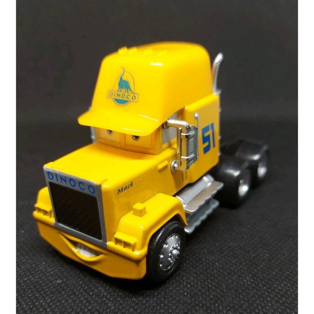 Mattel Disney Pixar Cars Mini Racers Dinoco #51 Mack Semi Truck Diecast